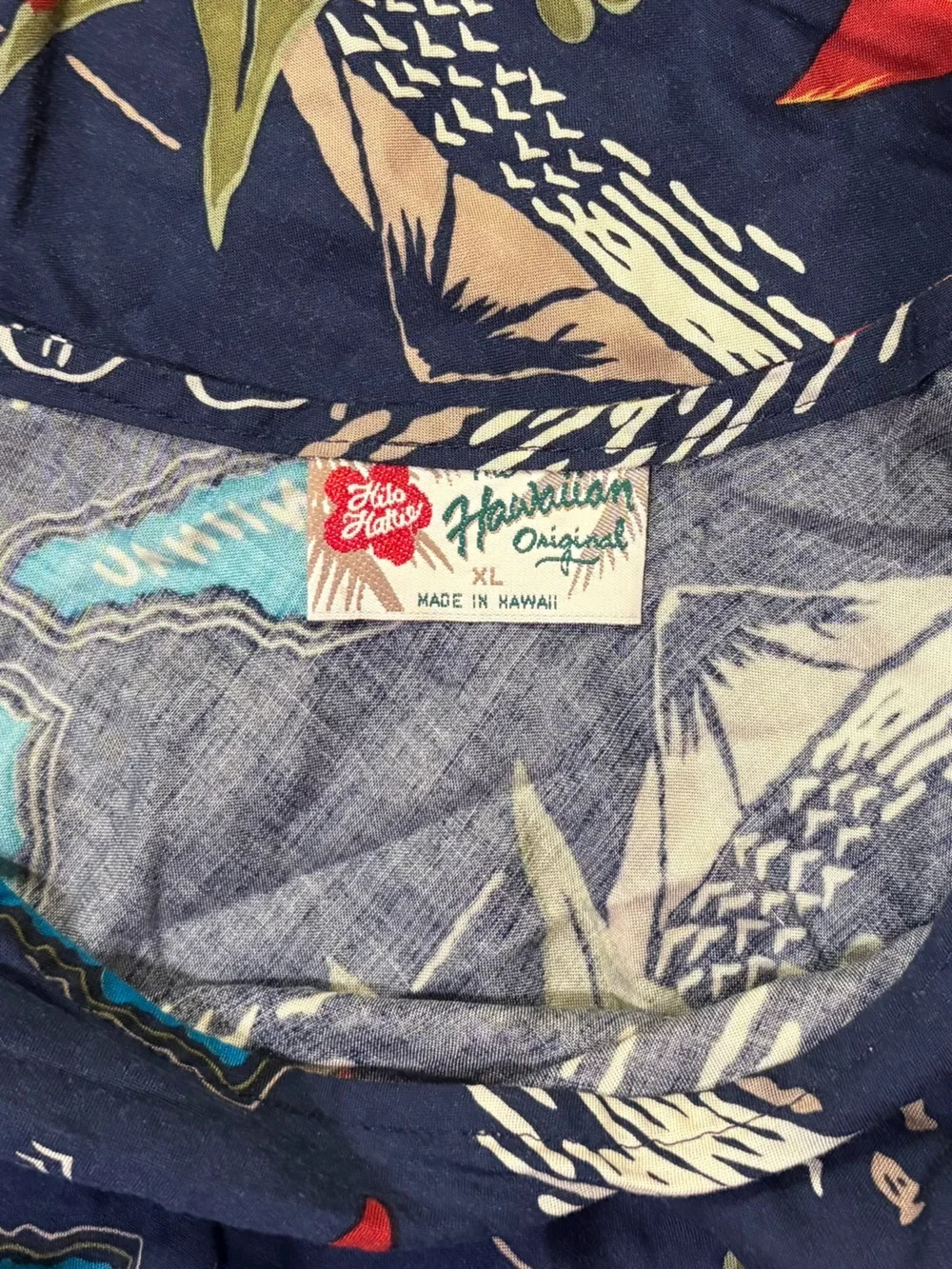 Vintage Hilo Hattie Hawaiian Islands Hibiscus Surf Sleeveless Sundress Size XL - Picture 6 of 6